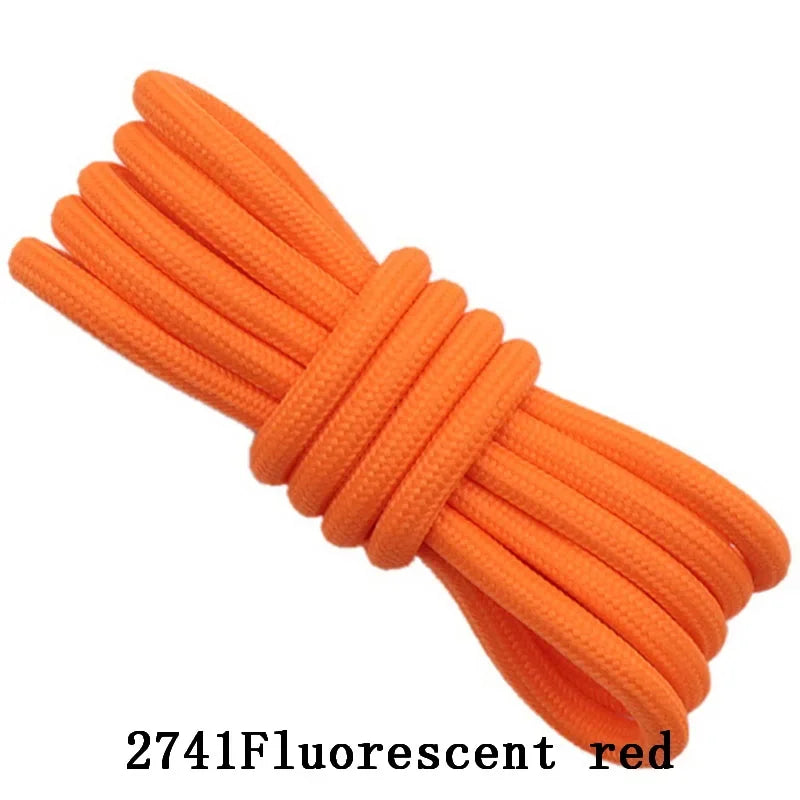 Coolstring Extra Long 5mm Round Shoelaces Sports Laces Colorful Pink Shoestrings Ropes for 350 High Boots 700 Roller Skates