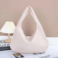 2025 Trendy Woven Hobo Bag for Women Vegan Leather Handmade Tote Handbag Fashion Large Capacity All-Match Shoulder Underarm Bags
