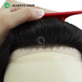 MW46 - 16" Lace Front Natural Hair Wig Chinese Human Hair Full Head Wigs for  Women