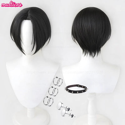 Oosaki Nana Cosplay Wig Osaki Short Black Scalp Heat | SAMAG