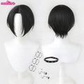High Quality Oosaki Nana Cosplay Wig Nana Osaki Wig Short Black Scalp Heat Resistant Synthetic Hair Halloween Anime Wigs +WigCap