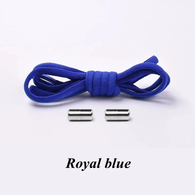 NEW Elastic Shoe Laces Sneakers Shoelace No Tie Shoelaces Metal Lock Lazy Laces for Kids and Adult One Size Fits All Shoe