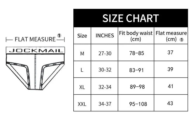 JOCKMAIL Brand Cotton Men Underwear Brief Sexy Gay Penis Pouch Push up calzoncillos hombre slip cueca Gay Underwear male panties