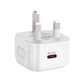 USB Type C PD 20W QC 3.0 Fast Charger Portable Wall Charger Adapter For iPhone 17 16 15 Pro Xiaomi Huawei Samsung EU US UK Plug