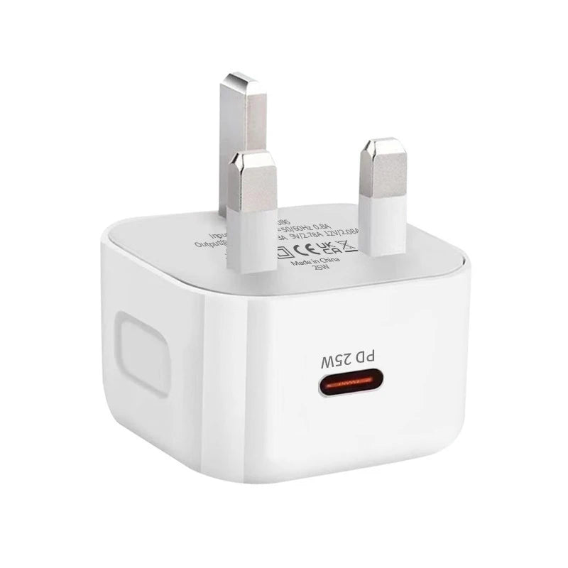 USB Type C PD 20W QC 3.0 Fast Charger Portable Wall Charger Adapter For iPhone 17 16 15 Pro Xiaomi Huawei Samsung EU US UK Plug