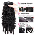 10-30 Inch Burmese Curly Bundles Curly Bundle Brazilian Virgin Hair 1/3/4 Bundle 12A Weave Extensions Natural Black Human Hair Bundles And Weaves