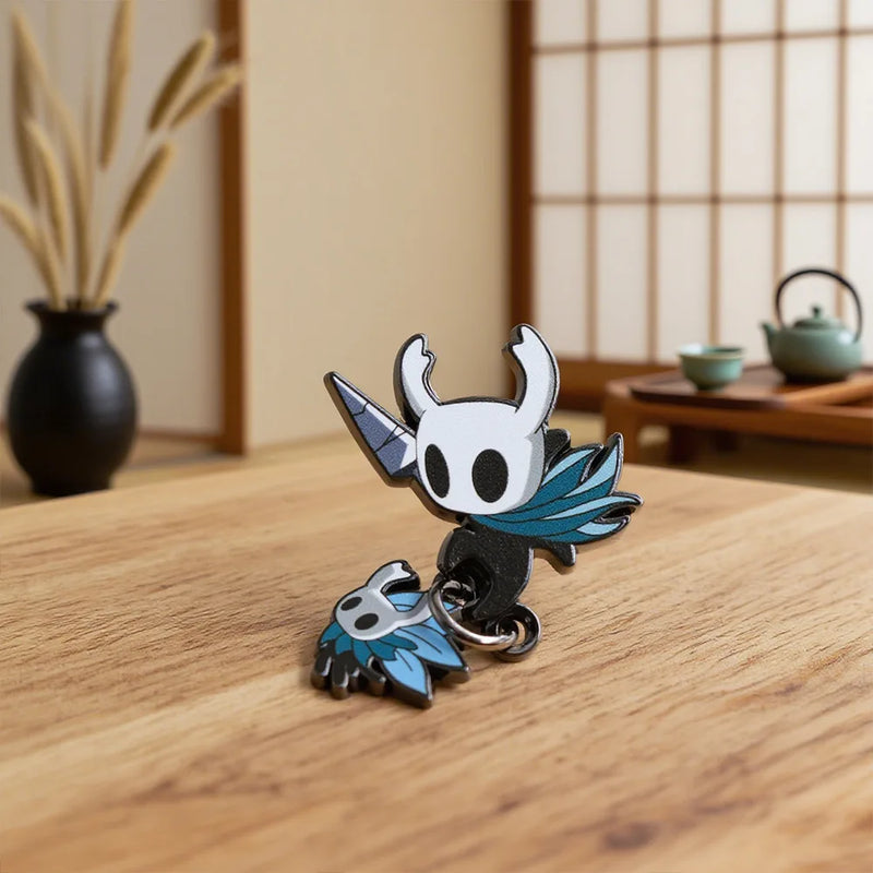 The Hollow Knight Creative Design Badge Cartoon Game Characters Lapel Pin Brave Warrior Wearing A Pendant Brooch Decoration Gift