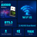 900Mbps WiFI 6 USB Adapter Bluetooth 5.3 Wireless Network Card Dual Band Driver Free Dongle for Win 10 11 - Visuel 2 | SAMAG