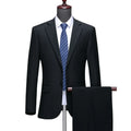 Suit S-8XL (Blazer+ Trousers) Men's Fashion Business Plus Size Gentleman's Casual Shirt for Work Slim-fit Wedding Formal Suit