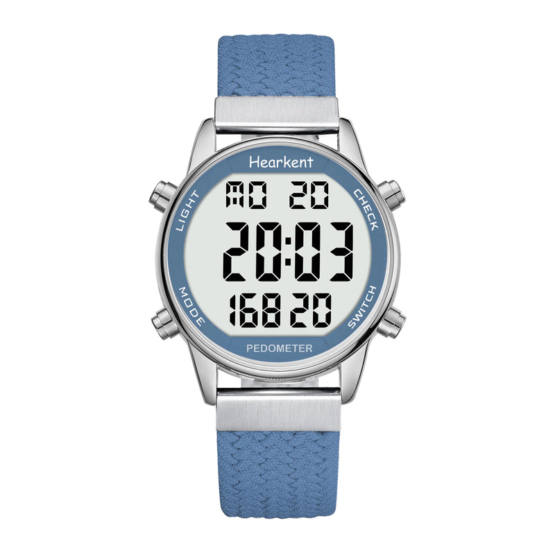 Hearkent Pedometer Sport Watches Step Counter Watch Women Digital Calories Mile Stopwatch Countdown for - Visuel 10 | SAMAG