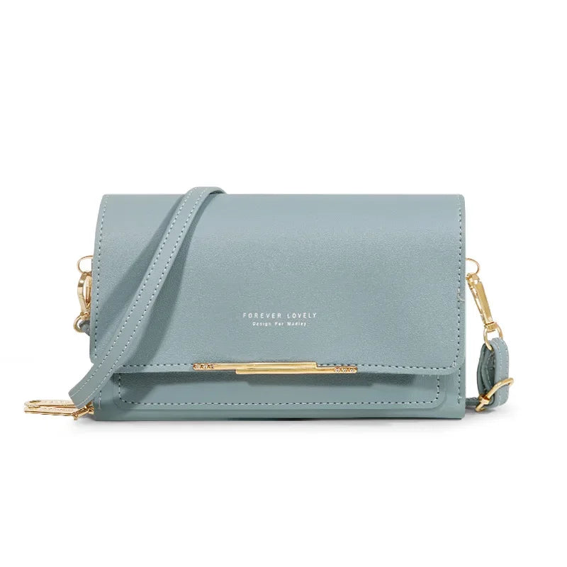 New Women Pu Leather Handbags Female Multifunctional Large Capacity Shoulder Bags Fashion Crossbody Bags For Ladies Phone Purse