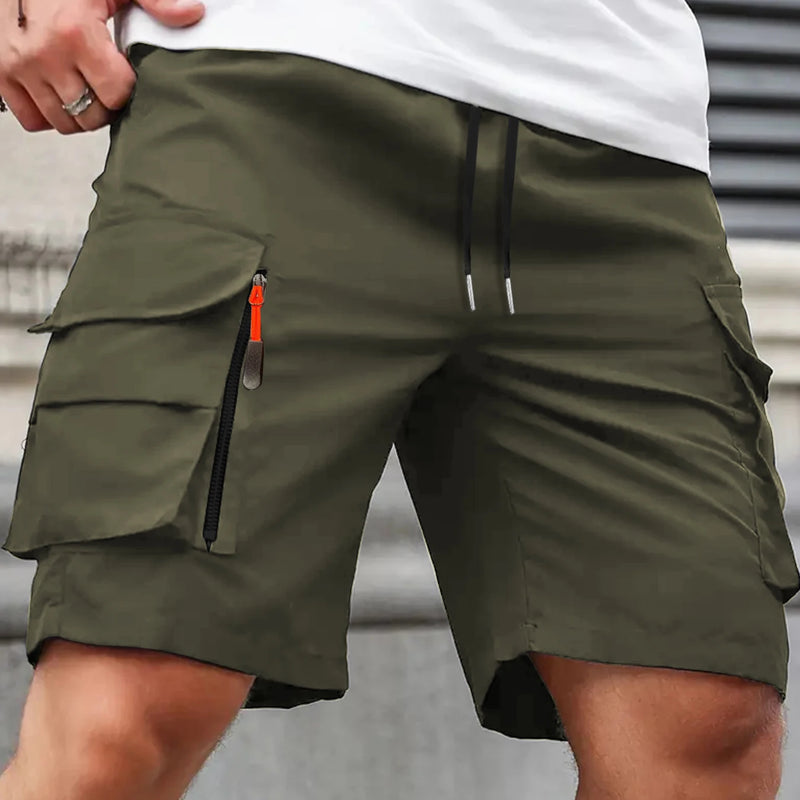 UETEEY Summer Casual Cargo Shorts Men Outdoor Travel | SAMAG