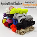 1 Pair No Tie Shoelaces for Shoes 8MM Flat Elastic Laces Sneakers Kids Adult Quick Shoelace Without Ties Shoe Accessories