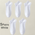 5 Pairs Spring Summer Thin Men's Bamboo Fiber Socks Short | SAMAG