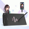 XENX X1-640 drawing board 6X4 inch graphics tablet hand-drawn board, desktop hand-drawn board mobile phone computer writing.