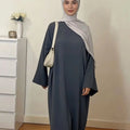 Muslim Abaya Dress for Women Solid Color Loose Long | SAMAG