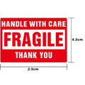 250pcs Fragile Sticker Warning Stickers Fragile Handle with Care Fragile Labels Adhesive Labels for Shipping Moving Packing