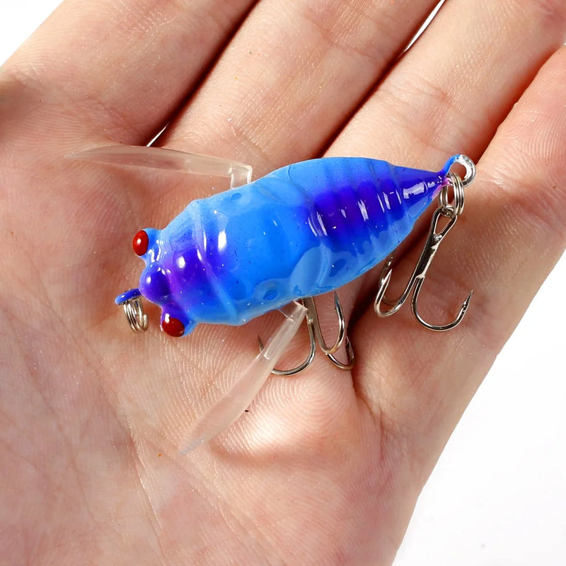 4cm/5.5g Bionic Cicada Hard Bait Fishing Lure Simulation - View 9 | SAMAG