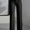 New Women's High - Waisted Draped Straight - Cut Suit Pants - View 16 | SAMAG