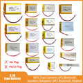 3.7V Lipo Battery Ph2.0 Plug Rechargeable Lithium Battery 3.7V For PS4 Humidifiers GPS Navigation  Bluetooth Speaker MP3 MP4