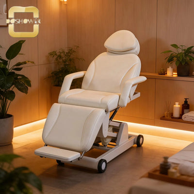 3 motor White Massage beauty spa bed with comfort Sponge | SAMAG