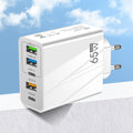 5 Ports 65W USB Type C Fast Charging Charger QC 3.0 Phone Adapter  For iPhone 15 Huawei Xiaomi Samsung EU/US Plug Wall Charger
