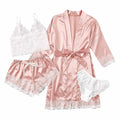 European and American Sexy Women's Pajamas Four-piece | SAMAG