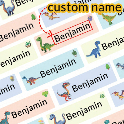 100 - Custom Animal Name Stickers, Waterproof Labels | SAMAG