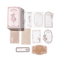 Yoofun 30pcs/box Vintage Label Stickers Retro Diary Scrapbooking Collage Junk Journal Stickers Office School Stationery Label
