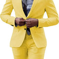 2 Pieces  Men's Casual Suit Single Breasting  Lapel Groomsmen with Short  for Wedding (Blazer+Pants)
