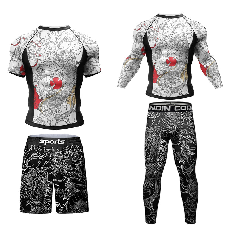 Cody Lundin Durability MMA BJJ Rash Guard Tight Exercise | SAMAG
