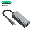 Kebidumei 1000Mbps Network Card USB 3.0 Type C Ethernet Adapter Lan RJ45 Gigabit Cable For MacBook Windows - Visuel 9 | SAMAG