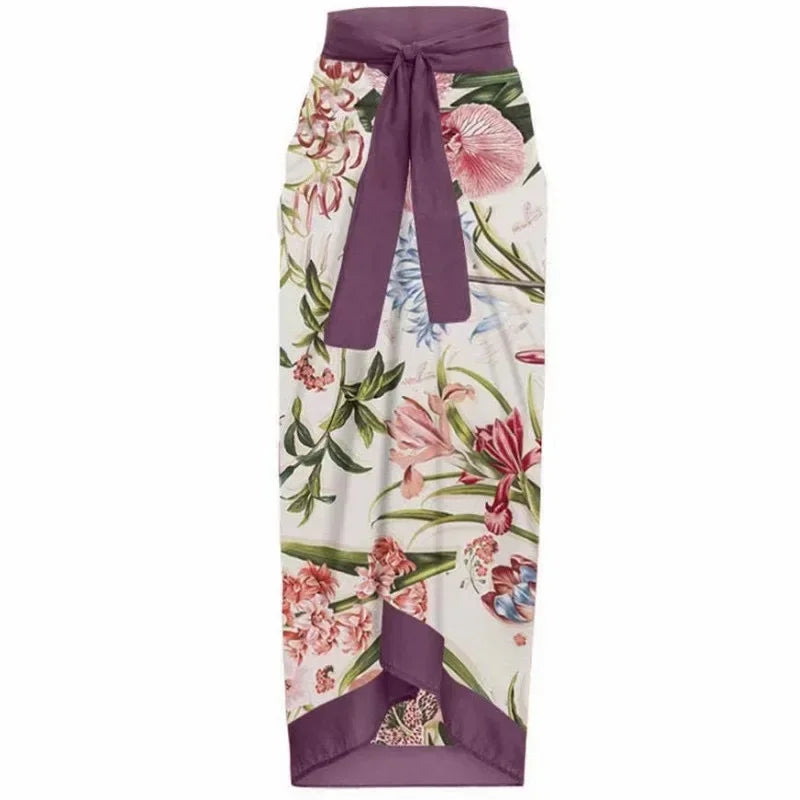 Fashion Women Cover Swimsuit Retro Print Gorgeous - Visuel 2 | SAMAG