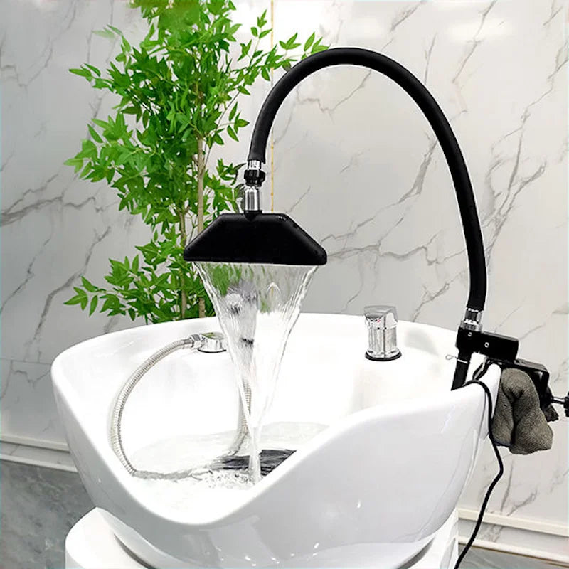 New Hair Spa Head Therapy Equipment,SPA Shower Water Circulation in The Shampoo Bowl, Head Spa Machine for Salon,180° Adjustable