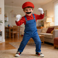 Anime Luigi Bros Game Cosplay Costume Boys Shirt Overall | SAMAG