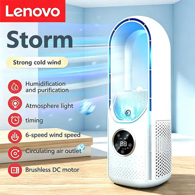 Lenovo Ice Cool Portable USB Air Cooler Fan | SAMAG