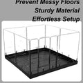 Dog Pen Mat Heavy Duty Large Dog Playpen Mat Pet Exercise Run Enclosure Fence Mat Waterproof Oxford Cloth Pet Cage Mat Pet Suppl