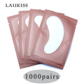 50/500/1000pcs Hydrogel Patches for Eyelashes Building Eyelash Extension Under Eye Pads Lash Stickers Tools Wholesale LAUKISS