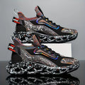 Men's Lace-Up Breathable Fabric Lightweight Casual Running Shoes