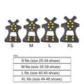 Outdoor snow claw shoe covers for men and women 10 teeth rock climbing crampons non-slip climbing cleats Hiking accessories