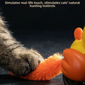 Creative Wind Up Bird Shape Interactive Cat Tail Pull Play Bird Cat Teaser Sounding Bite-Resistant Cat Exercise Indoor Fun