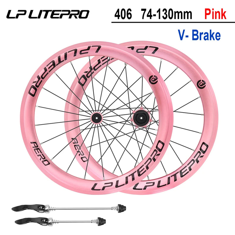LP LITEPRO AERO Folding Bike Wheel Sets, 20 - inch 406/451 - View 14 | SAMAG