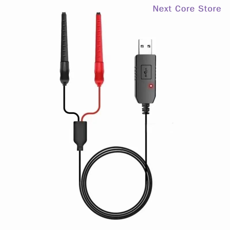 1Pcs Universal USB Charger Cable Two Way Radio With Indicator Light Walkie Talkie Accessory For UV-5R UV-82 BF-888S TYT Retevis