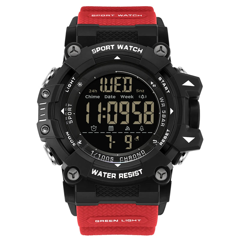 SANDA Fashion New Men Watch LED Digital Waterproof Clock Military Sports Multifunction Chronograph - Visuel 12 | SAMAG