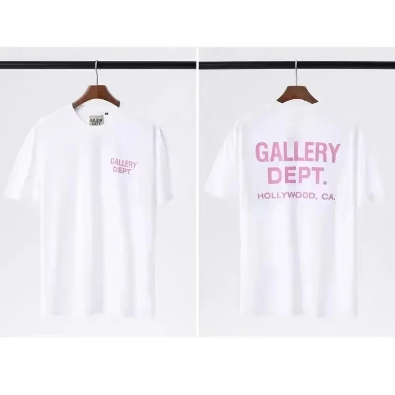 2026 Hot Selling Light Luxury T-shirt Summer Men's and Women's Cotton Clothing Fashion Beach Breathable Short Sleeved T-shirt