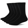 5 Pairs Men's Dress Socks stripe Plus Size， Combed Cotton | SAMAG