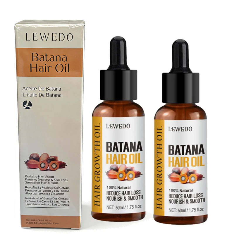 1/2PCs Natural Batana Oil For Hair Growth Enhances Thickness & Shine, Reduces Breakage and Hair Loss, Nourishment For All Types