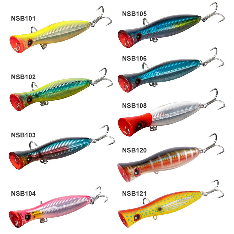 Noeby-Big Game Popper Fishing Lures, Artificial Hard Bait | SAMAG