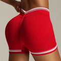 Women Yoga Shorts High Waist Workout Shorts Fitness Yoga Lift Butt Fitness Ladies Yoga Gym Running Short Pants Sportswear