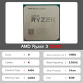 AMD Ryzen 3 2200G Zen1 Gaming CPU，14nm Quad-Core 4-Thread 3.5GHz，AM4 YD2200C5M4MFB，Vega IGPU Desktop Processor